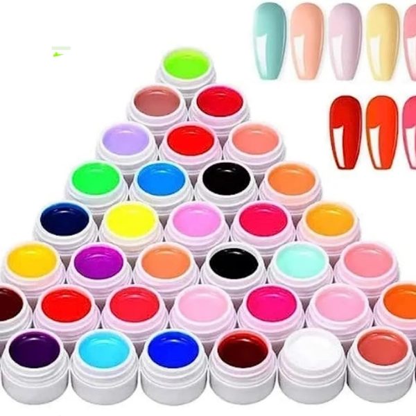 Feelhigh 36 Colors 5ml nail UV Gel Kit soak off led Nail Art Pure Color Gel paint color uv gel polish