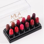 Mila Beauté 12 Creamy Matte Mini Lipstick Kit | Lip Hydrating & Light-weight | Long Lasting Lipsticks for Women | Suitable All Indian Tones | Shade - B 12g