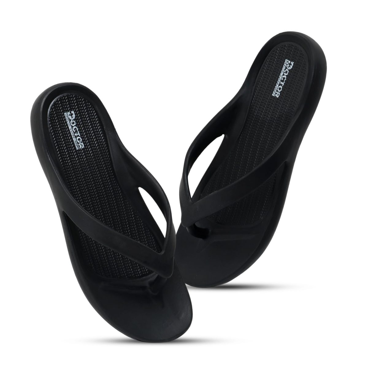 DOCTOR HEALTH SUPER Classic Stylish Ultra Soft Slippers with Cushion | Comfortable, Premium and Bright Colorful Flip Flops | Lab Tested Cushion and Bounce | Cushioned Footwear | Trendy Women Slippers