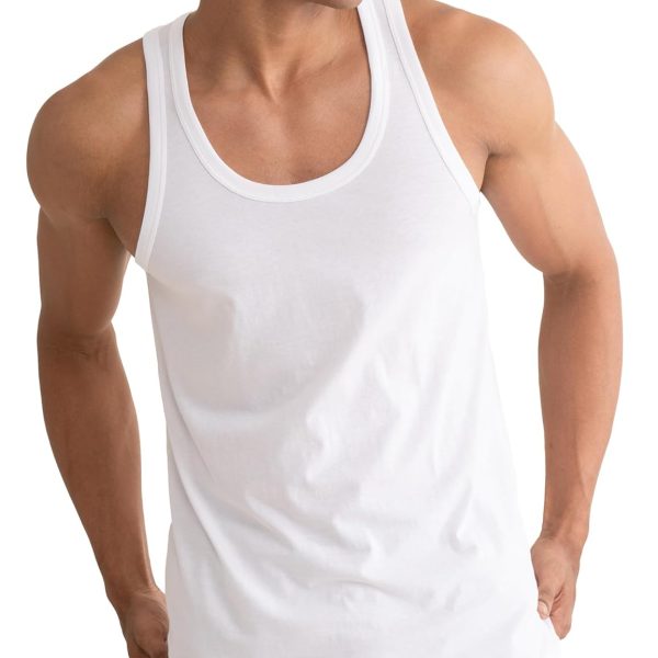 DAMENSCH Neo-Cotton Round Neck Vest for Man, Anti-Bacterial, Shape Retaining Vest, 100% Cotton Banyan for Men, Buttery Soft Inner Baniyan