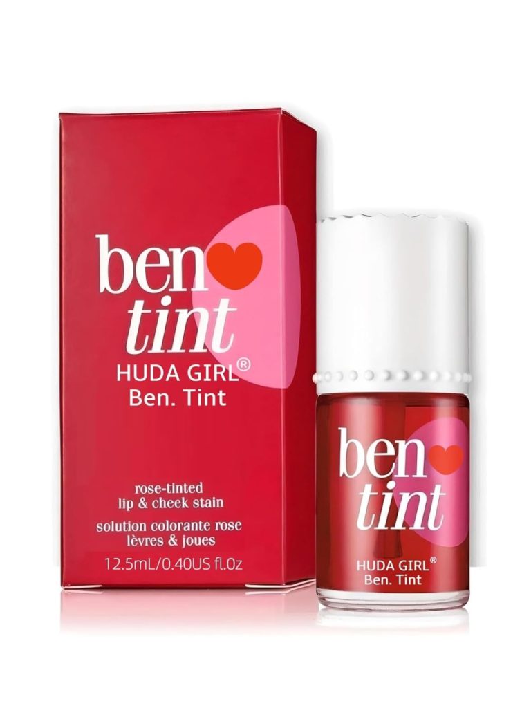 HUDA GIRL Ben Lip Tint Korean Rose Tinted Lip and Cheek Tint for Women, Long Lasting, Waterproof, Smudge-proof Lip Stain | Water Tint | 12.5ml