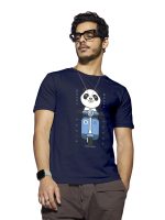 Bewakoof Men's Graphic Print Regular Fit Half Sleeve Round Neck Cotton T-Shirt