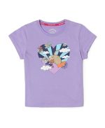 Jockey AG01 Girl's Super Combed Cotton Regular Fit Graphic Printed T-Shirt (Prints May Vary)