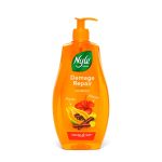 Nyle Naturals Damage Repair Shampoo 400 ml | Hair Repairing Shampoo with Papaya, Hibiscus, & Shikakai | pH Balanced & Paraben Free Gentle & Soft Shampoo For Women & Men