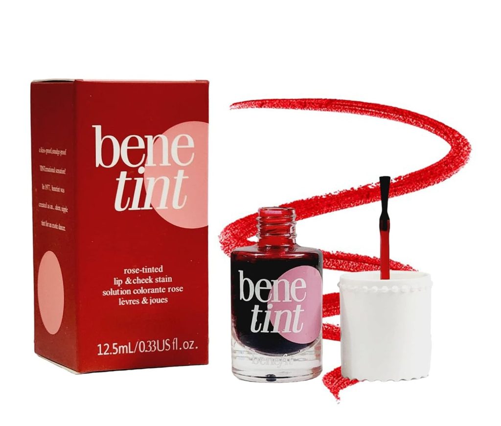 TopFinder® Bene Tint Lip & Cheek Stain | Korean Water Tint for Lips & Cheeks | Hydrating & Long-lasting Lip Gloss | Smudge-proof, Waterproof & Buildable Liquid Blush | Benetint Multipot Tint for Women