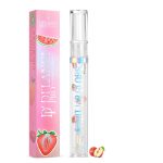 DILANCI Lip Gloss | Strawberry Flavoured Hydrating Lip Balm | Moisturising Oil for Soft, Plump, and Glossy Lips | 3g