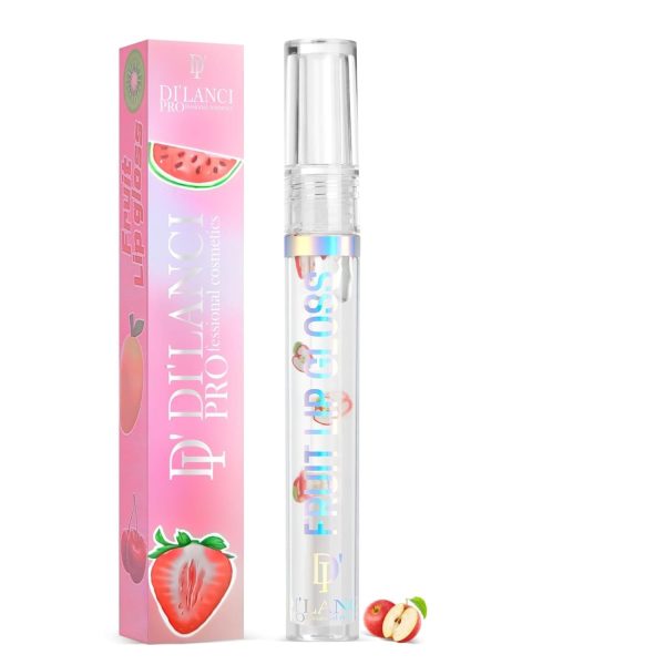 DILANCI Lip Gloss | Strawberry Flavoured Hydrating Lip Balm | Moisturising Oil for Soft, Plump, and Glossy Lips | 3g