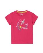 Jockey AG01 Girl's Super Combed Cotton Regular Fit Graphic Printed T-Shirt (Prints May Vary)