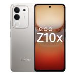 iQOO Z10x 5G (Titanium, 8GB RAM, 256GB Storage) | 6500 mAh Large Capacity Battery | Dimensity 7300 Processor | Military-Grade Durability