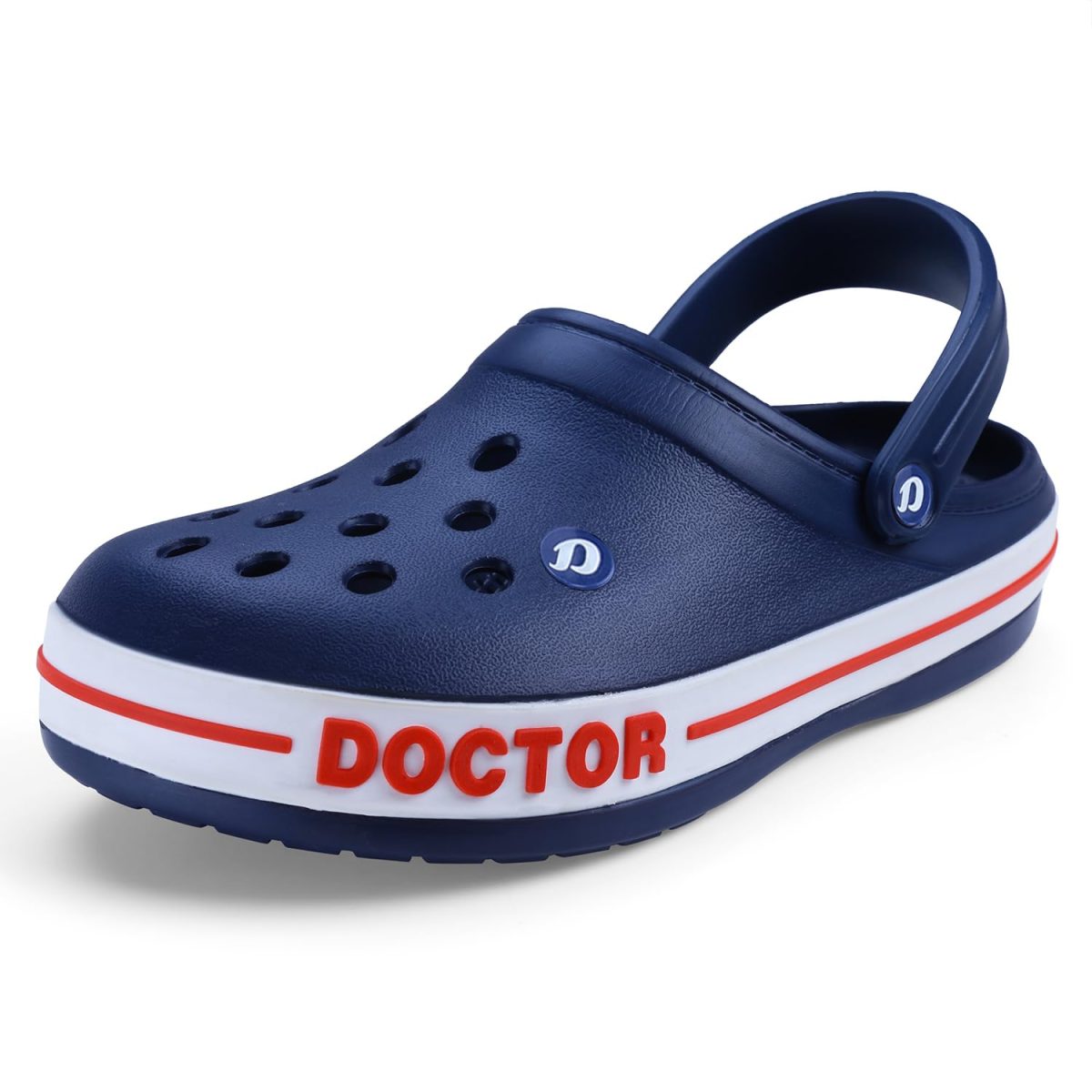 DOCTOR EXTRA SOFT Men's Ultra Soft Casual Clogs/Sandals with Adjustable Back Strap for Adult | Comfortable | Light Weight | Stylish & Anti-Skid | Waterproof & Everyday Use Mules for Gents & Boys D-502