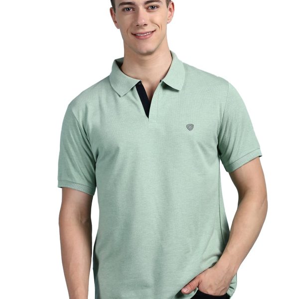 Lux Cozi Men's Cotton Regular Fit Polo T-Shirt
