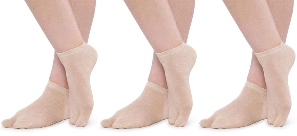 N2S NEXT2SKIN Women's Low Ankle Length Sneaker Cotton Thumb Socks (Pack of 3) (Assorted)