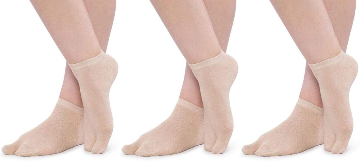 N2S NEXT2SKIN Women's Low Ankle Length Sneaker Cotton Thumb Socks (Pack of 3) (Assorted)
