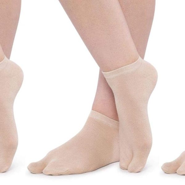 N2S NEXT2SKIN Women's Low Ankle Length Sneaker Cotton Thumb Socks (Pack of 3) (Assorted)