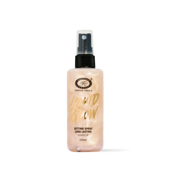 Fashion Colour Liquid Glow Setting Spray For Makeup Long Lasting (100ml) | Natural Dewy Finish | Keeps Makeup Intact | Hydrates, Soothes & Refreshes Skin | (MF09B, 100ML)