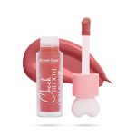 Seven Seas Cheek Bloom Liquid Blusher & Lip Gloss | Highly Pigmented | Long-lasting | Waterproof | Buildable & Blendable | All Skin Types | (Shade- 04 Natural Blush-5g)