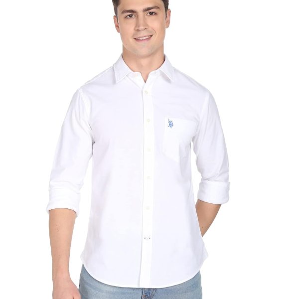 U.S. POLO ASSN. Men's Cotton Regular Fit Shirt