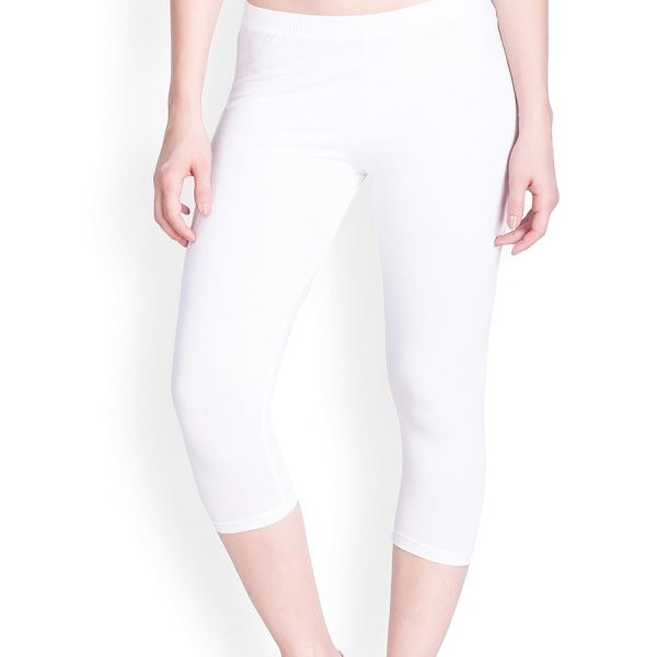 Lyra Women Solid Premium Cotton Capri | Mid-Waist | Fashionwear