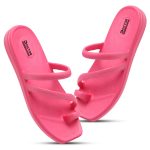 DOCTOR HEALTH SUPER SOFT Premium Women's Trendy Triple Strap EVA Slippers | Soft, Open-Toe, Lightweight Daily Comfort Slides, Open-Toe Slippers for Home & Outdoor