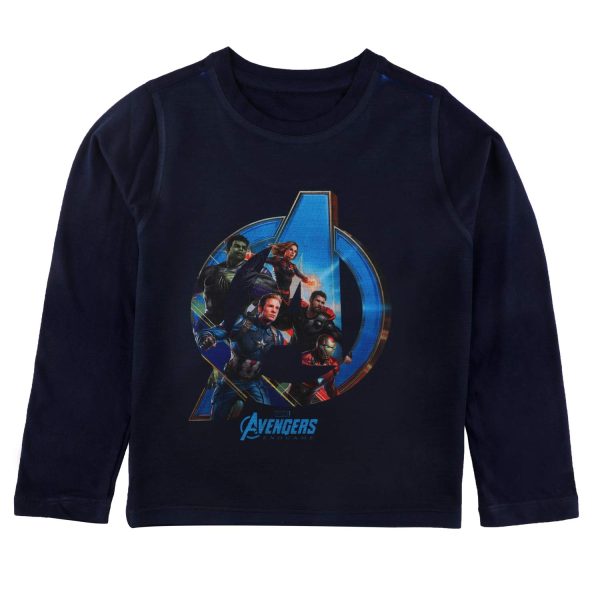 Marvel Avengers by Wear Your Mind Boy's Regular Fit Long Sleeve Top