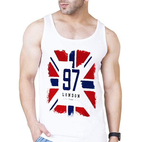 Veirdo Men's Cotton Printed Regular Fit Vest
