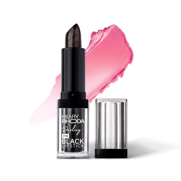 Hilary Rhoda Darling PH Black Lipstick | Intense Colour & Highly Pigmented | Nourishing & One Swipe Lipstick | Semi-Glossy Finish | 3.6g