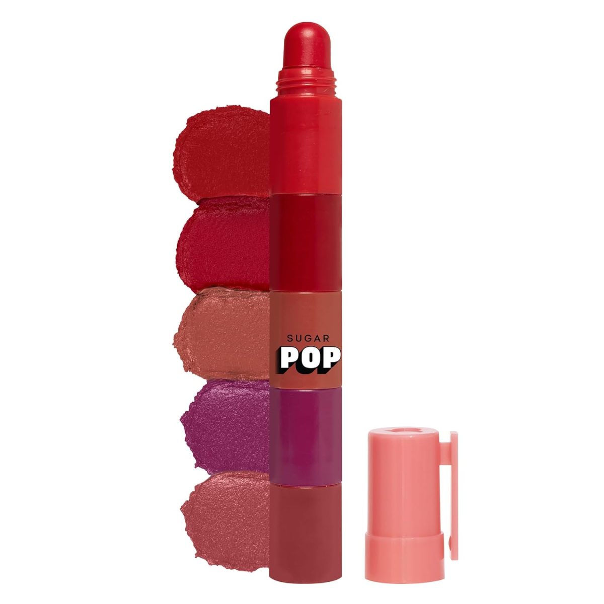 SUGAR POP 5 in 1 Lip Twist | Shea Butter | Stain-Matte | Long Lasting - 01 Perfect Pout