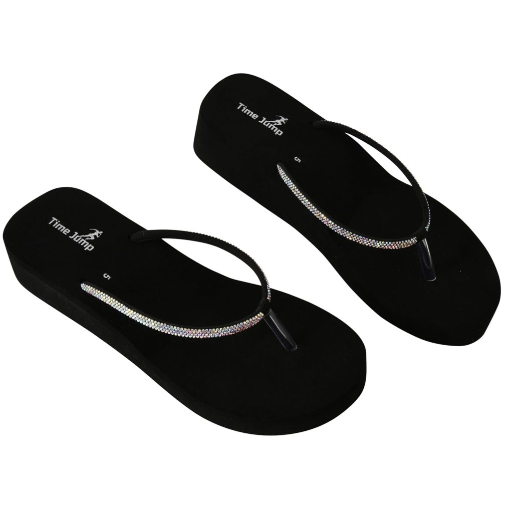 Time Jump Women Stylish | Super Soft | Ultra-Light |Flip-Flop Daily Use | Casual wear| Anti Skid |Thong Slippers for Women