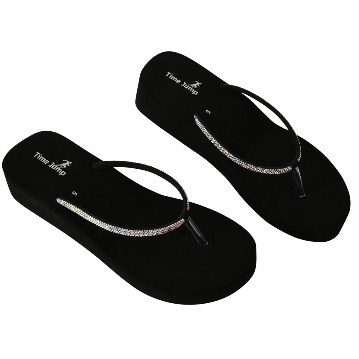 Time Jump Women Stylish | Super Soft | Ultra-Light |Flip-Flop Daily Use | Casual wear| Anti Skid |Thong Slippers for Women