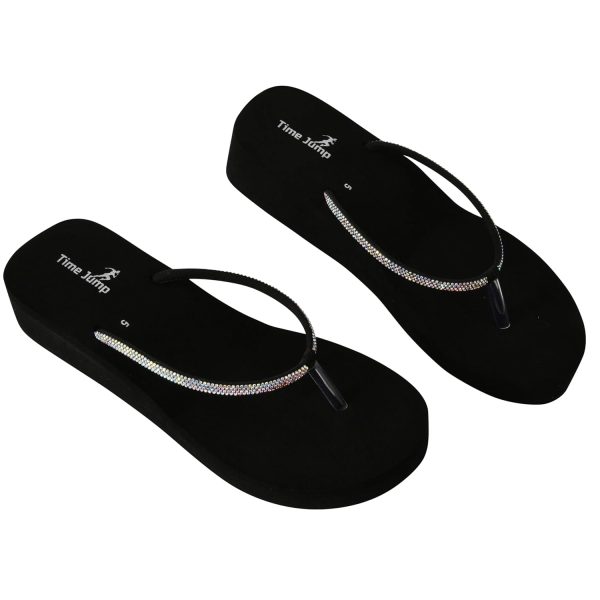 Time Jump Women Stylish | Super Soft | Ultra-Light |Flip-Flop Daily Use | Casual wear| Anti Skid |Thong Slippers for Women