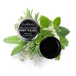 EcoBerry Baby Kajal with Bhringraj & Castor Oil | Baby Kajal for new born Organic | Lead & Paraben Free | No Artificial Colors | 100% Pure, Natural & Handmade | Preservative Free | Vegan | 5g