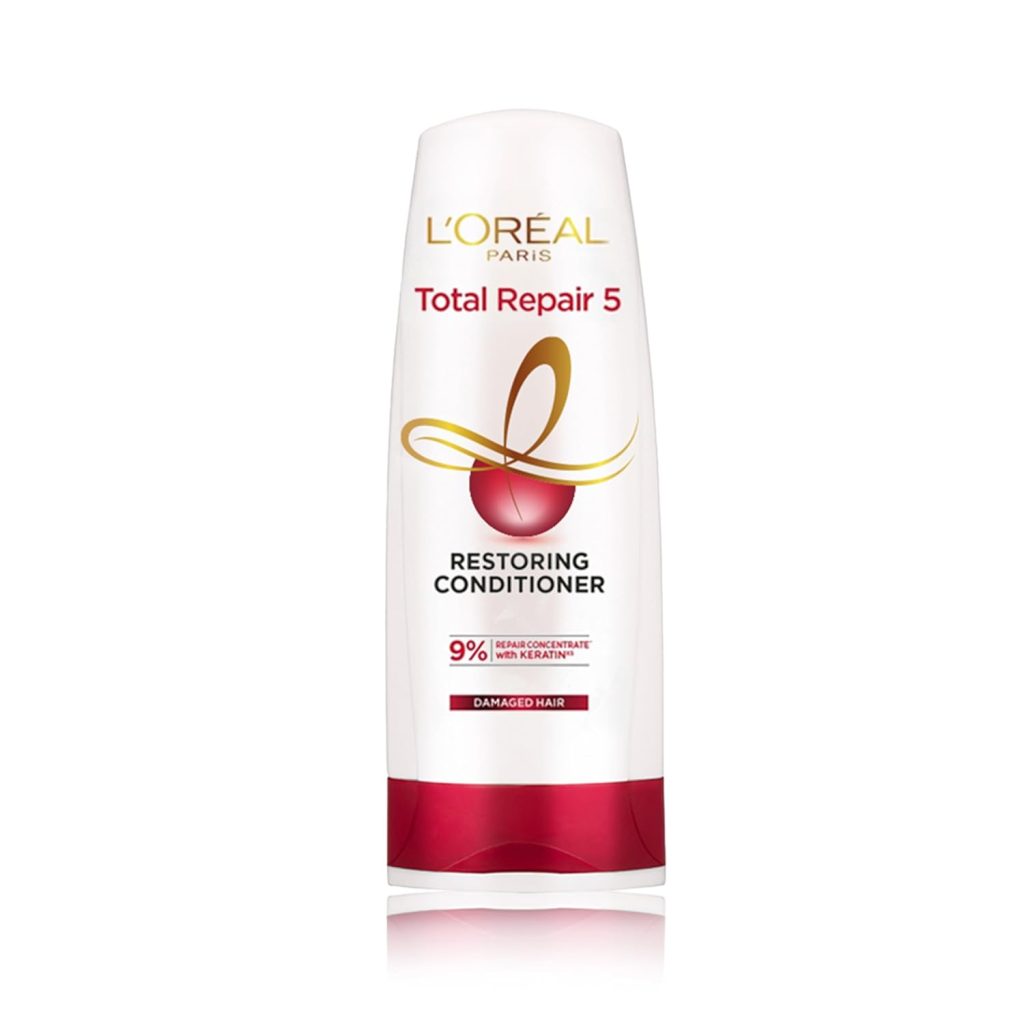 L'Oreal Paris Conditioner, For Damaged and Weak Hair, With Pro-Keratin + Ceramide, Total Repair 5, 180ml
