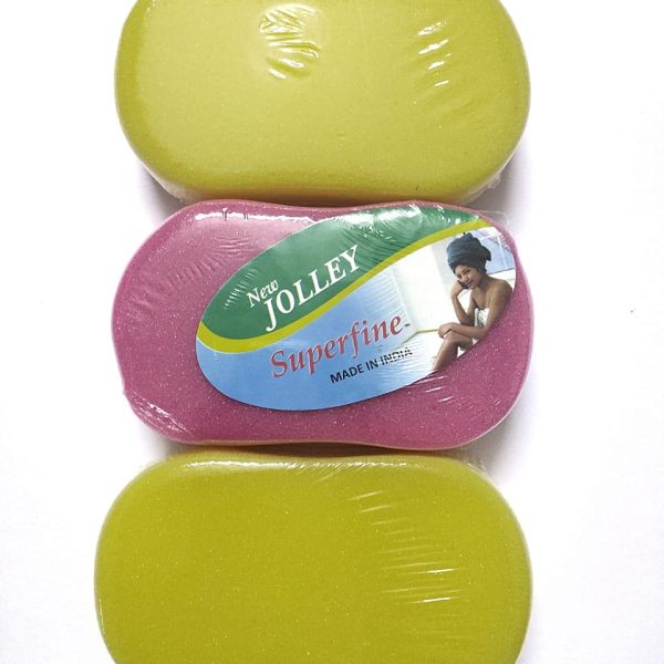 MultiCart® Sponge Multi Purpose Sponge For Face And Body Combo Pack Of 3 pcs