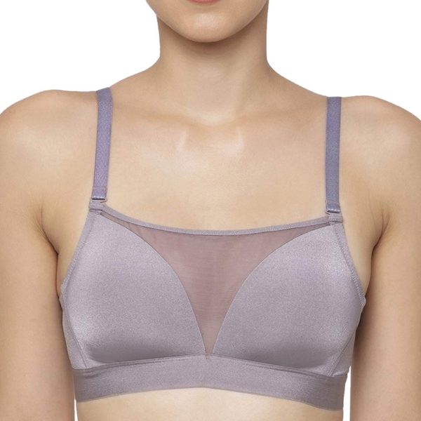 Triumph International Women's Polyamide Triumph Mesh T-Shirt Bra Padded Wireless Seamless T-Shirt Bra