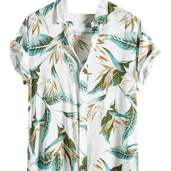 Leriya Fashion Men's Casual Cotton Shirt – Button Down Summer Shirt for Men | Lightweight Textured Fabric | Perfect for Daily & Weekend Wear