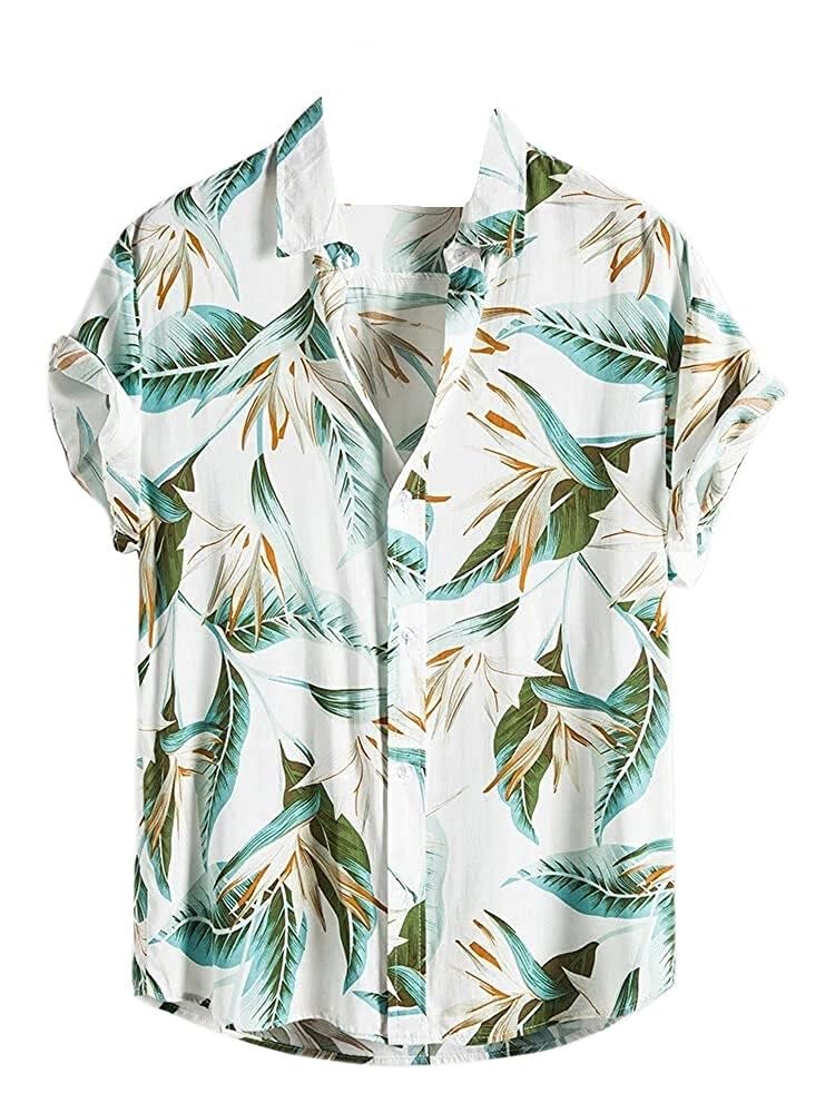 Leriya Fashion Men's Casual Cotton Shirt – Button Down Summer Shirt for Men | Lightweight Textured Fabric | Perfect for Daily & Weekend Wear