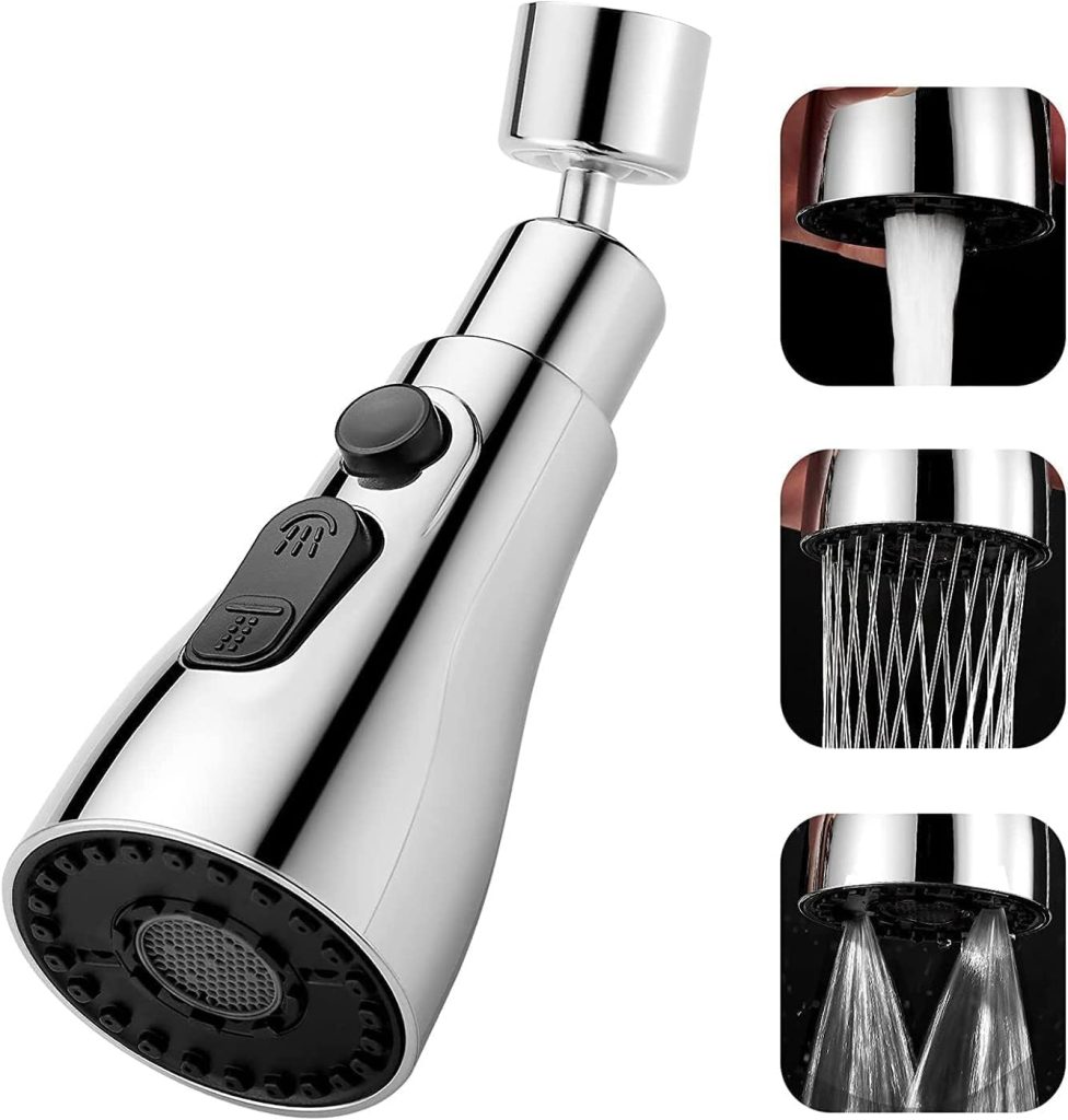 Nubilous Tap Extender for Kitchen Sink, Flexible Faucet with Tap Extension for Convenient Use Upgrade Your Kitchen Sink with Flexible Tap for Easy Access