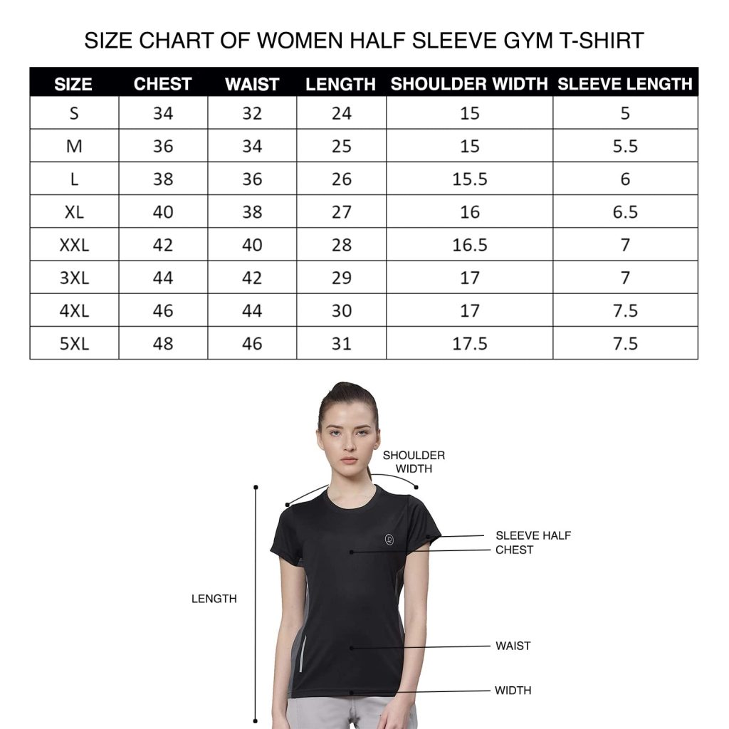 CHKOKKO Women’s Solid Quick Dry Sports Half Sleeve Regular Fit Active Wear Gym Tshirt Round Crew Neck Breathable Side Mesh Panels for Running Workout and Fitness