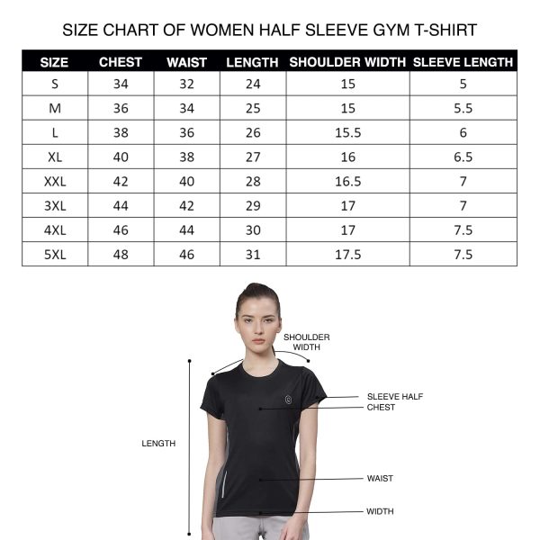 CHKOKKO Women’s Solid Quick Dry Sports Half Sleeve Regular Fit Active Wear Gym Tshirt Round Crew Neck Breathable Side Mesh Panels for Running Workout and Fitness