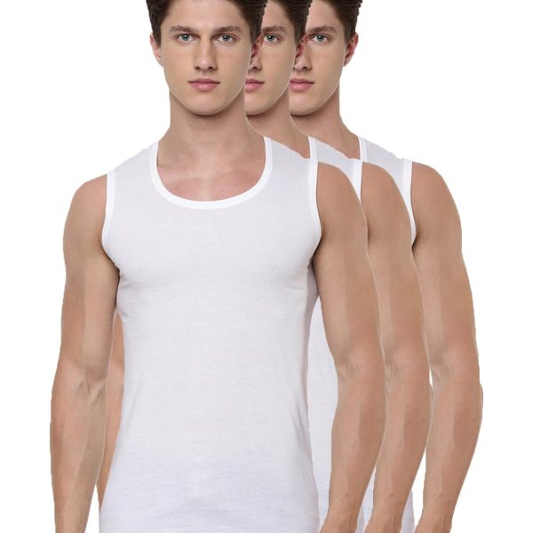 RAMRAJ COTTON Men's Sleeveless Inner Vest Combo