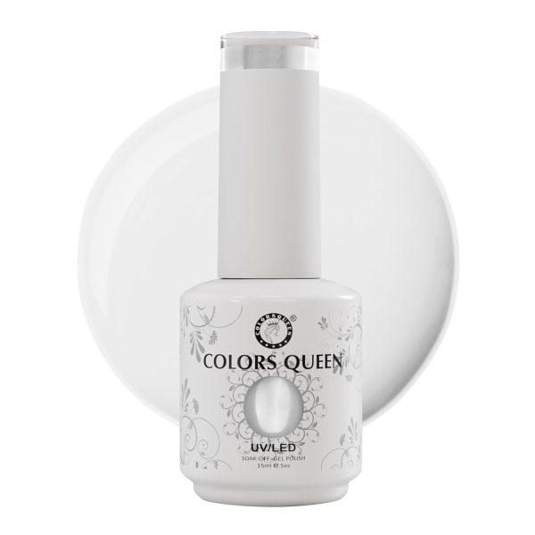 Colors Queen UV LED Soak Off Gel Nail Polish | Long Lasting Gel Polish with High Shine Gloss | Chip Resistant, Quick Drying Nail Paint Lasts upto 28 Days (Shade - 101, 15ml)