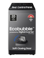 Samsung 9 kg, 5 star, Eco Bubble Technology, Wi-Fi, Soft Closing Door, Fully-Automatic Top Load Washing Machine (WA90BG4542BDTL, Versailles Gray)