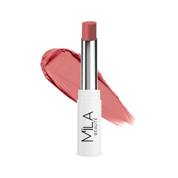 MILA BEAUTÉ Locked in Lips Lipstick Hot Nude (Matte)