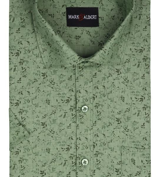 Men's Half Sleeve Linen Shirt