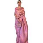 MADHUHANSH Women's kanjivaram banarasi silk saree Zari Woven for festival Wedding silk with rich pallu Design sarees for women with Unstitched blouse piece