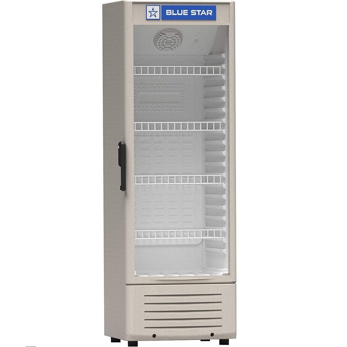 Blue Star 300 Litres Single Door Visi Cooler (SC300F, Grey)
