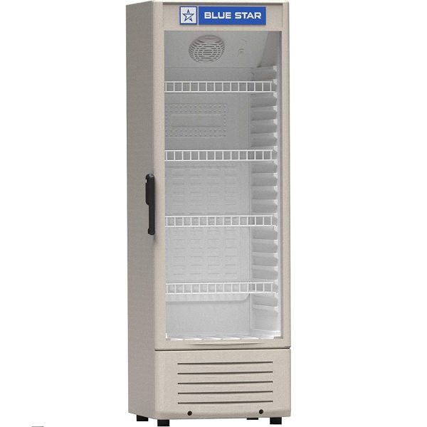 Blue Star 300 Litres Single Door Visi Cooler (SC300F, Grey)