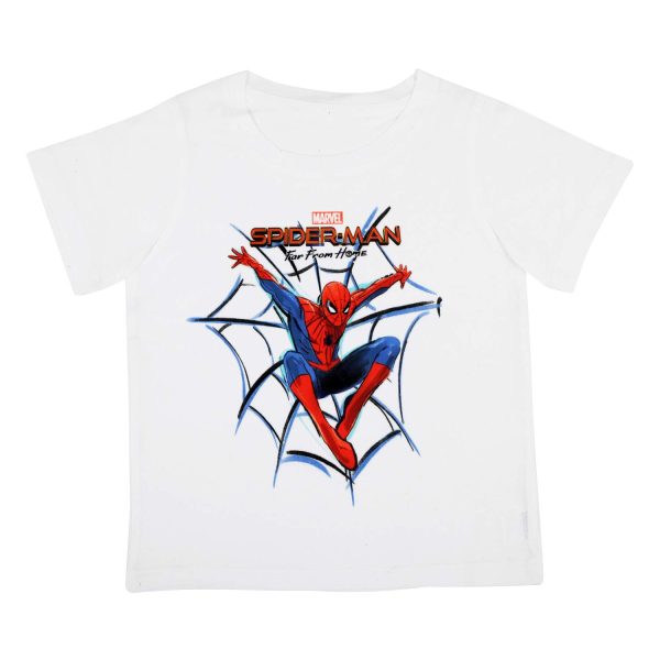 Marvel Spiderman by Wear Your Mind Boy's Regular Fit T-Shirt