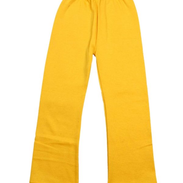 IndiWeaves Girls Warm Woolen Palazzo for Winters (Pack of 1) (71300-05-IW-P1-32_Yellow_13-14 Years)