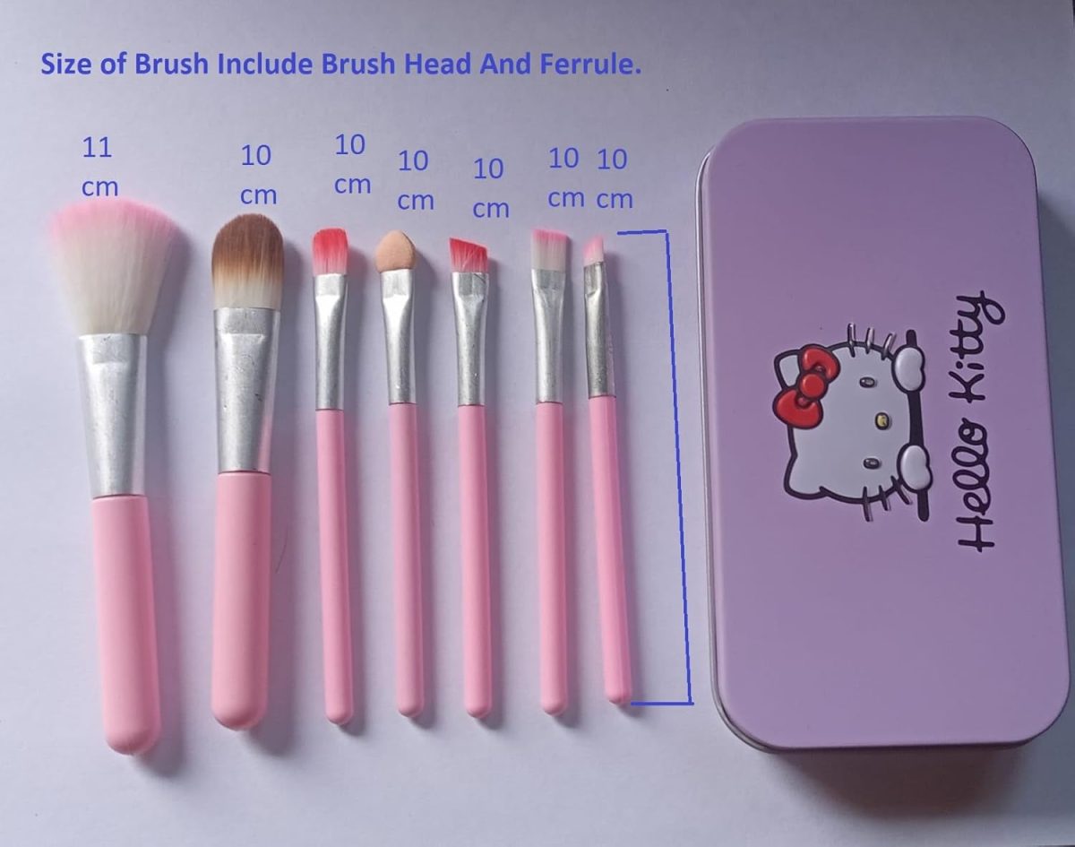 FROSTED COSMETIC Multi Colors Matte Finish Shades Glittery Shades 18 Colors Rose Gold Eyeshadow Palette and Nude Eyeshadow Palette And 7 Pcs Pink Makeup Brushes Set